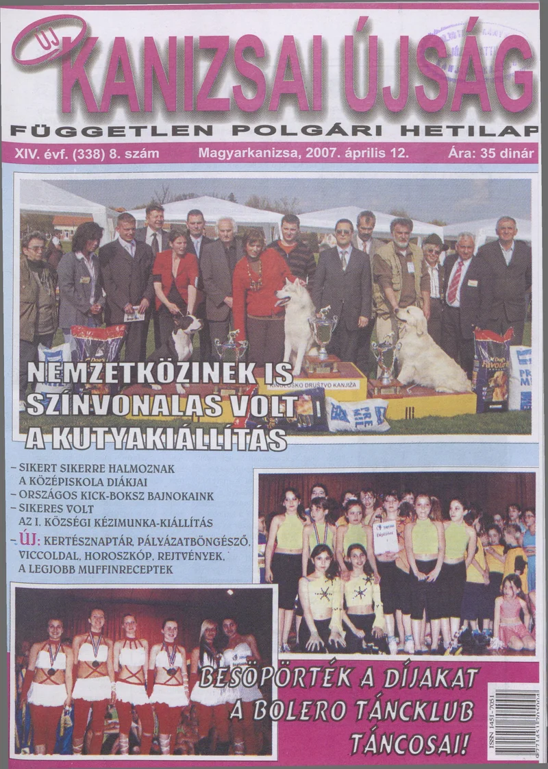 Új Kanizsai Újság, 14. évf. 2007. április 12. 8. sz.