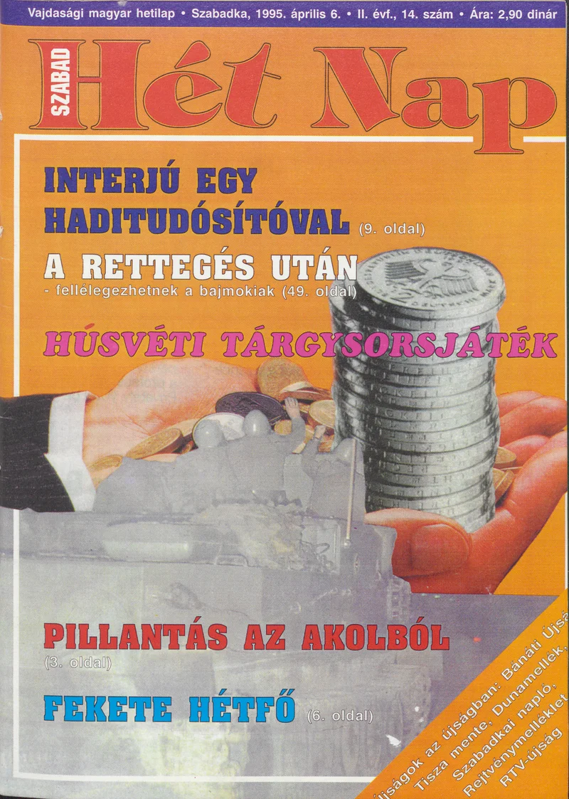 Szabad Hét Nap, 2. évf. 1995. április 6. 14. sz.