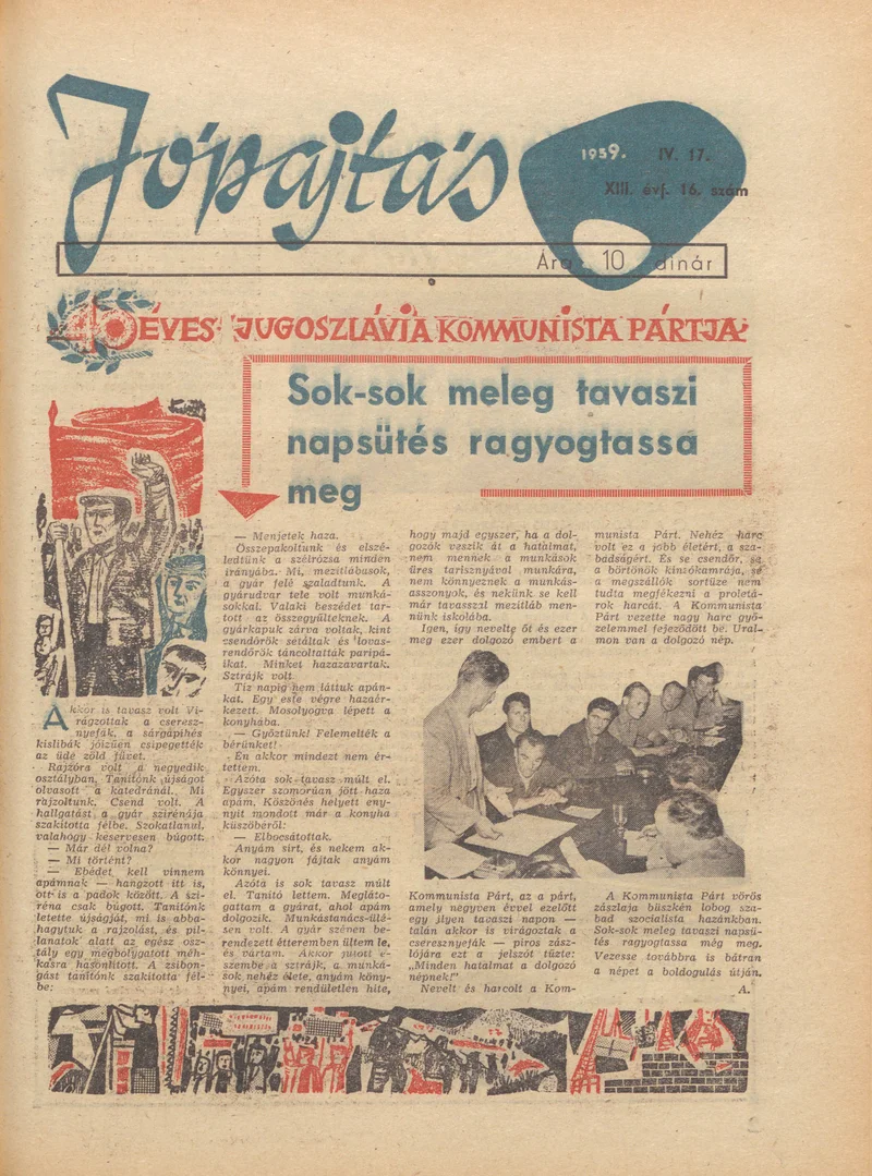 Jó Pajtás, 13. évf. 1959. április 17. 8. sz.