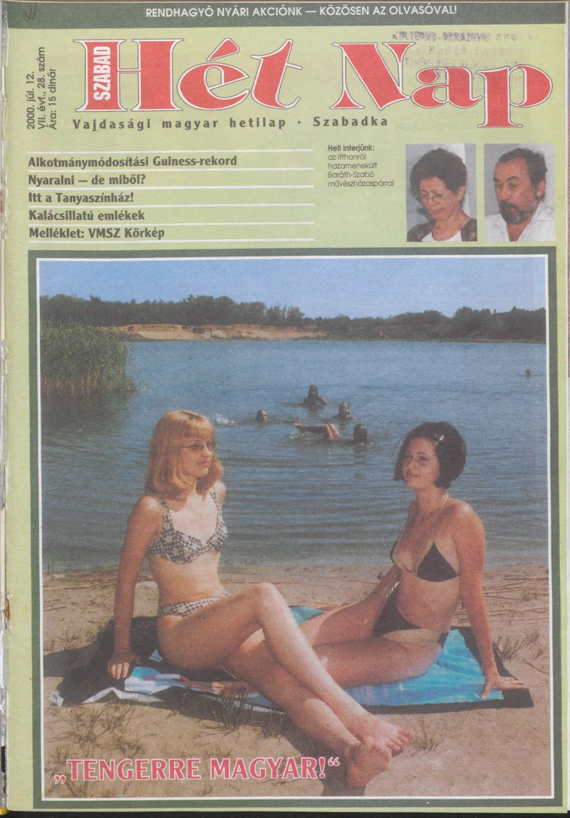 Szabad Hét Nap, 7. évf. 2000. július 12. 28. sz.
