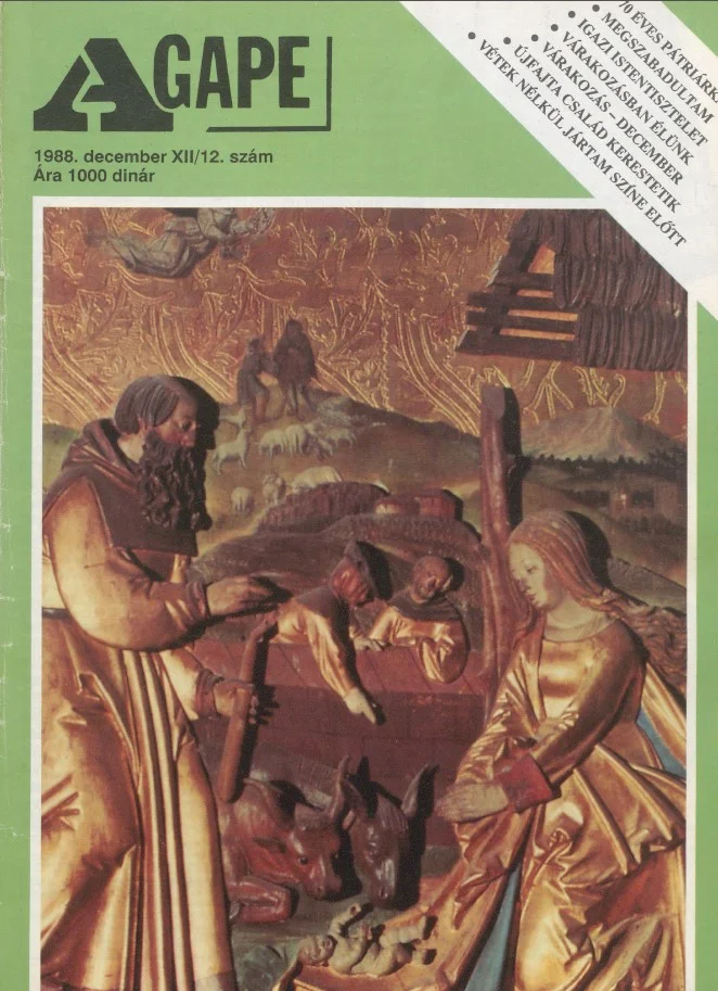 Agape, 12. évf. 1988. december 30. 12. sz.
