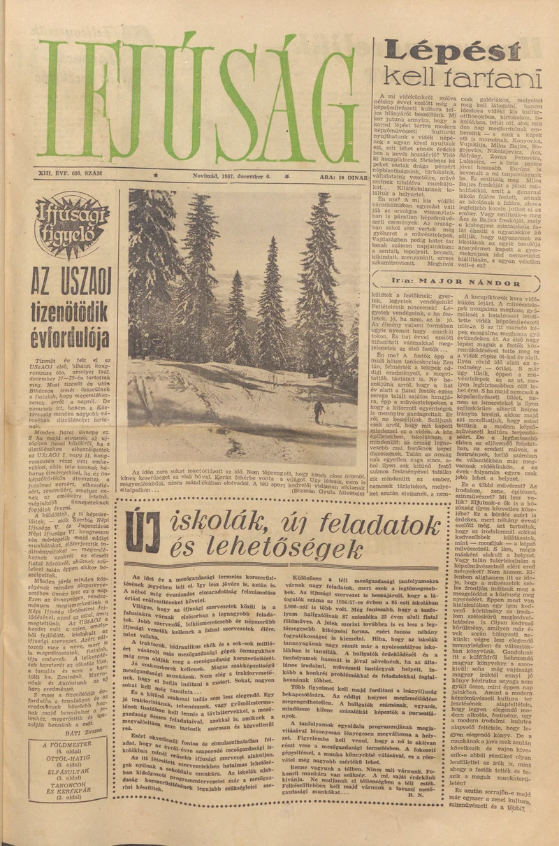 Ifjúság, 13. évf. 1957. december 6. 631. sz.