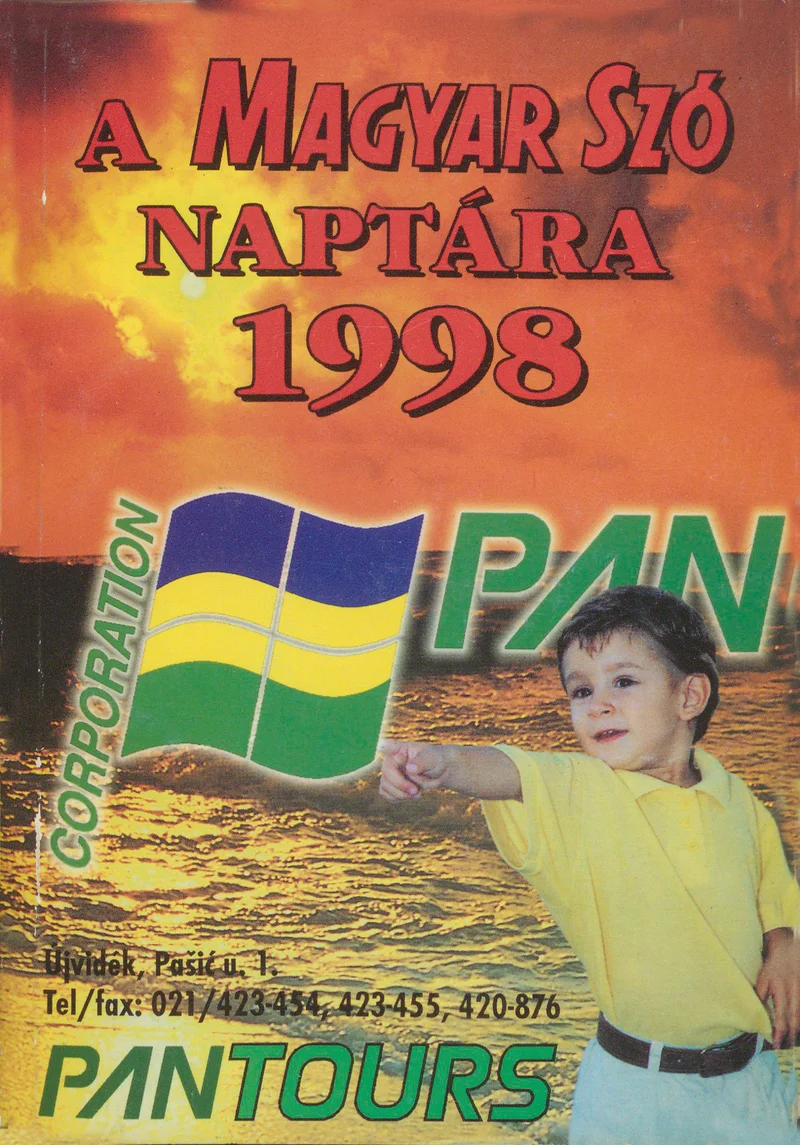 Magyar Szó Naptár, 54. évf. 1998. 54. sz.