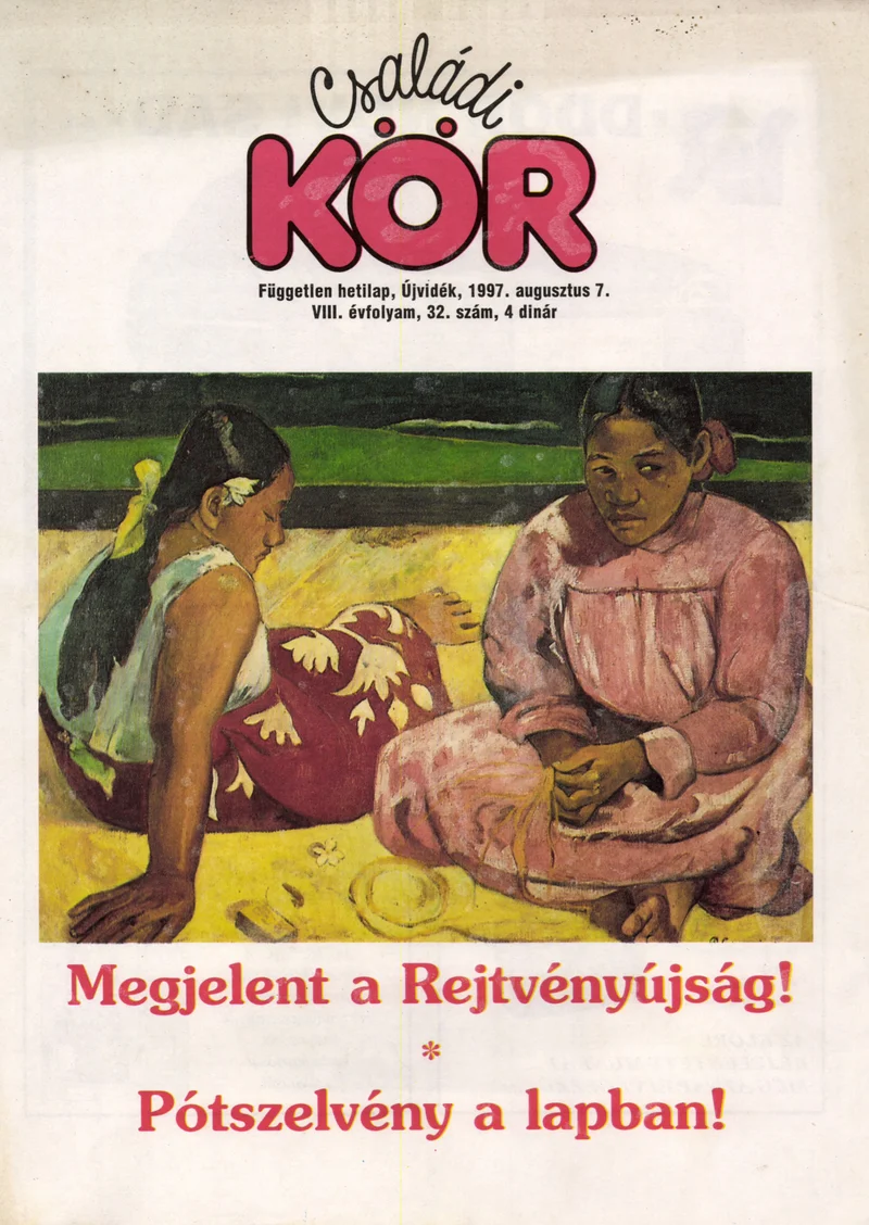 Családi Kör, 8. évf. 1997. augusztus 7. 32. sz.
