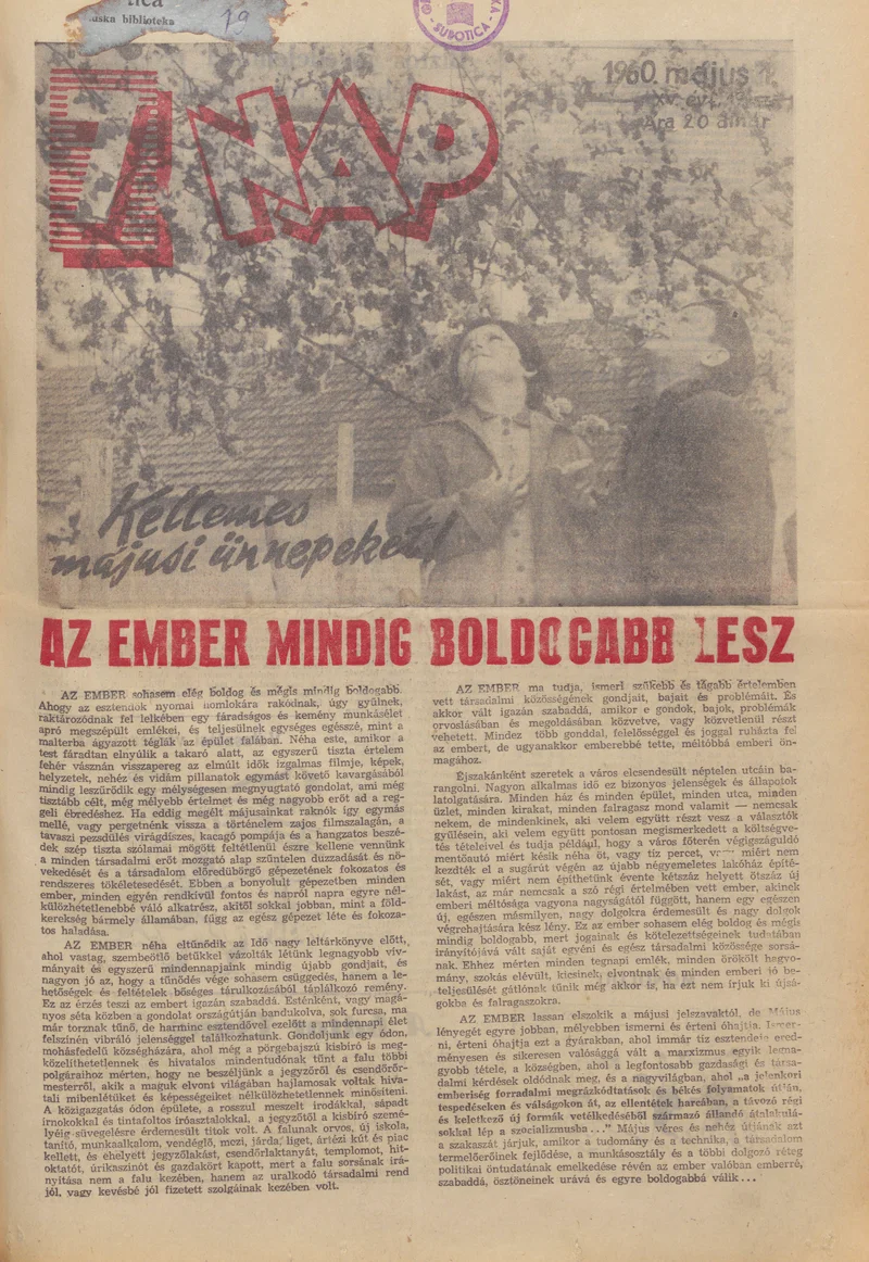 7 Nap, 15. évf. 1960. május 1. 19. sz.
