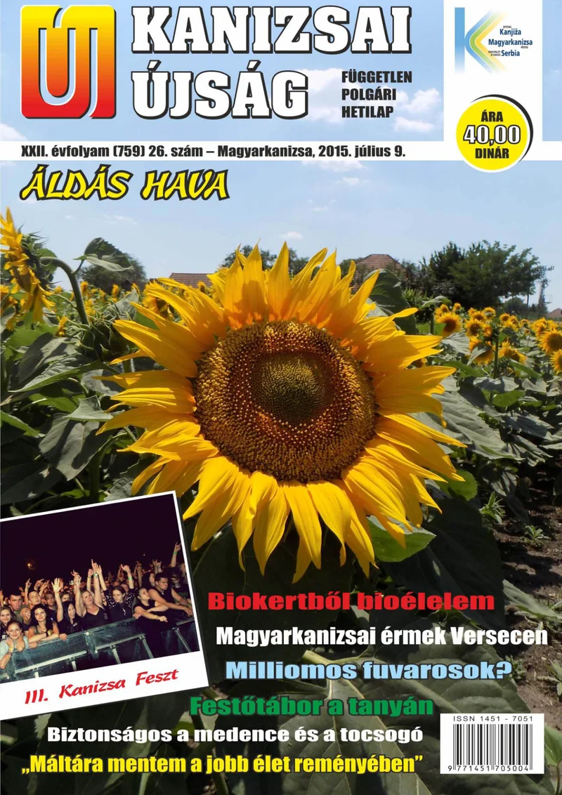 Új Kanizsai Újság, 22. évf. 2015. július 9. 26. sz.