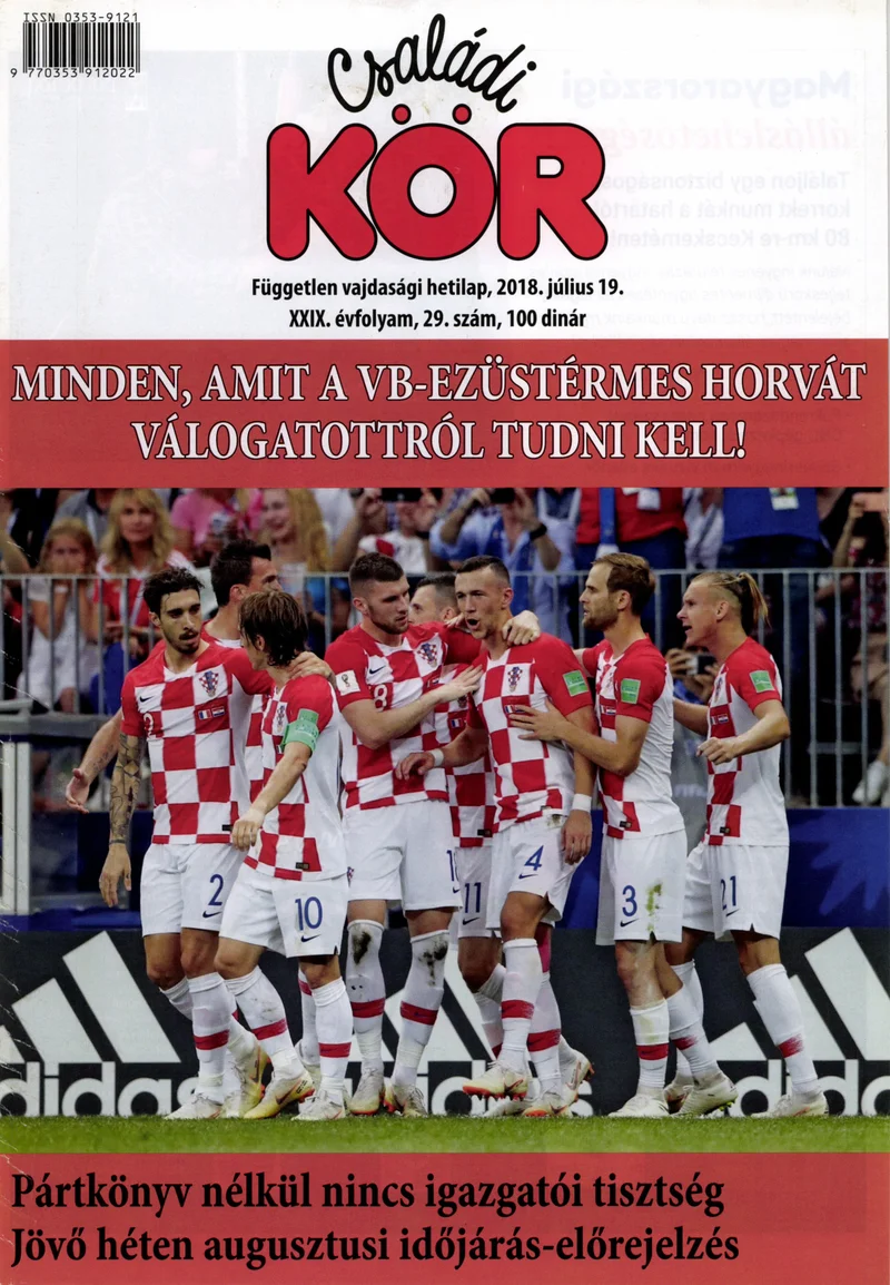 Családi Kör, 29. évf. 2018. július 19. 29. sz.