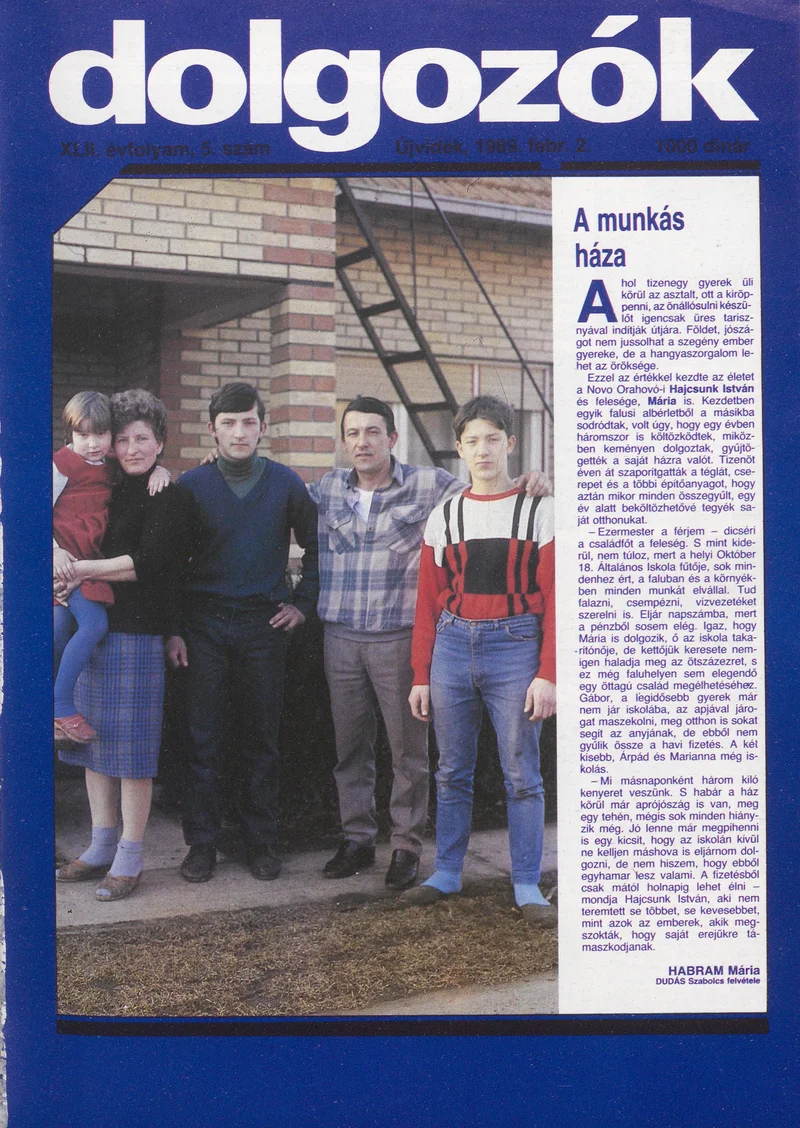 Dolgozók, 43. évf. 1989. február 2. 5. sz.