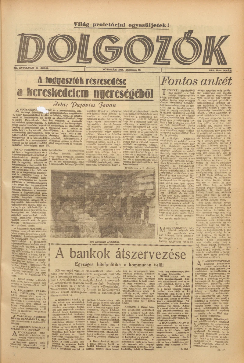 Dolgozók, 9. évf. 1955. augusztus 30. 34. sz.