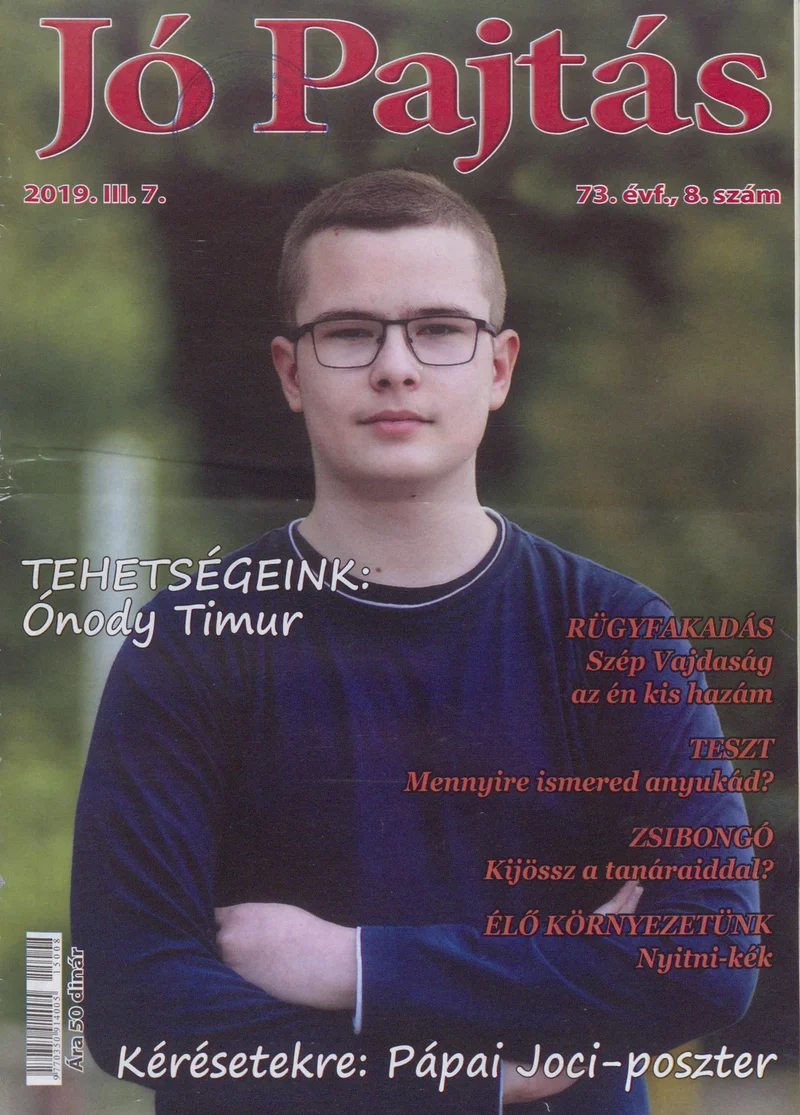 Jó Pajtás, 73. évf. 2019. március 7. 8. sz.