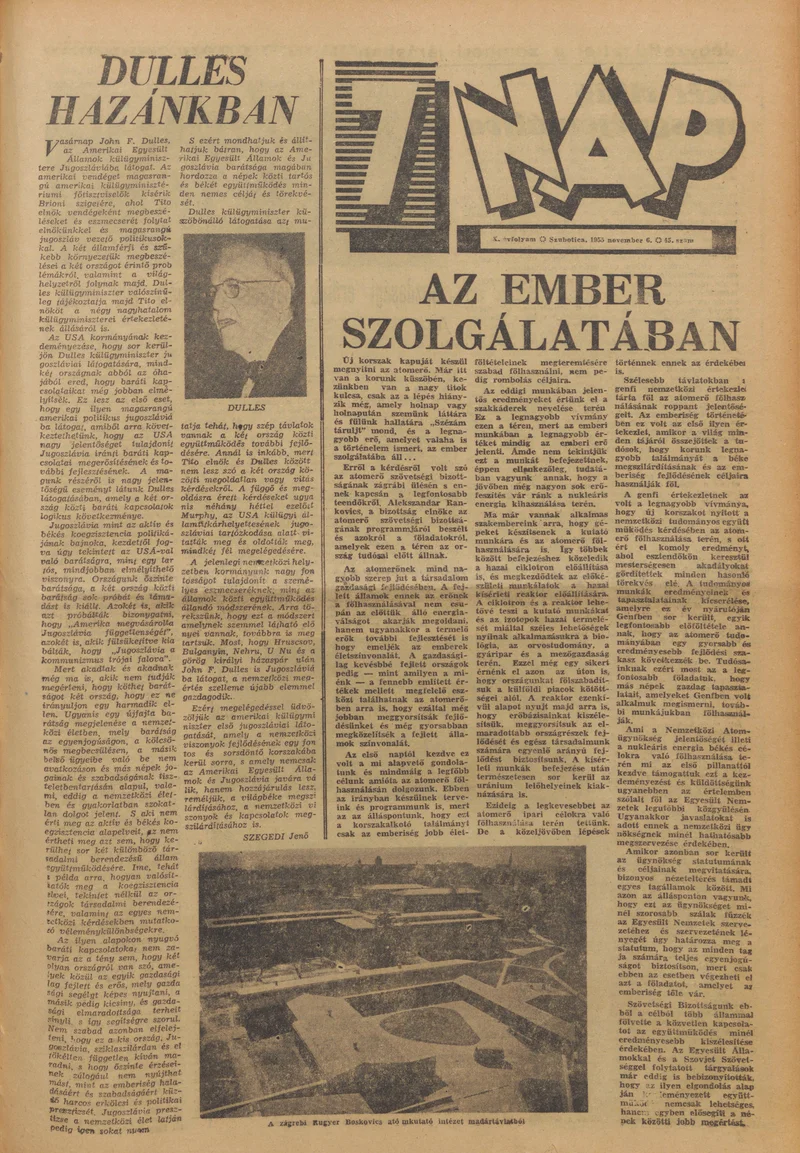 7 Nap, 10. évf. 1955. november 6. 45. sz. 1–16. oldal