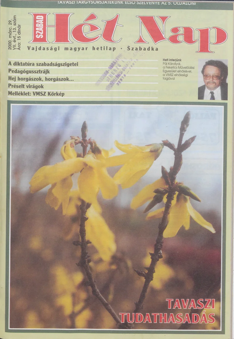 Szabad Hét Nap, 7. évf. 2000. március 29. 13. sz.