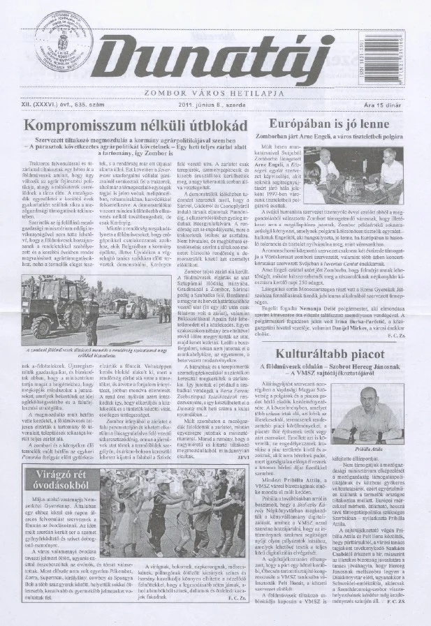 Dunatáj, 13. évf. 2011. június 8. 635. sz.