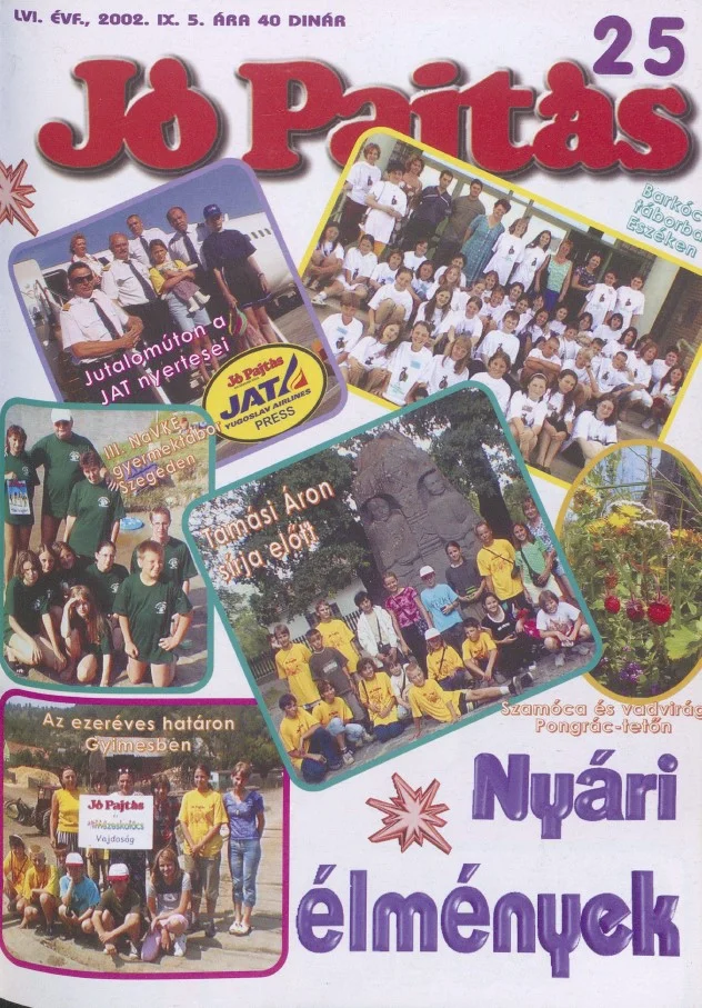 Jó Pajtás, 56. évf. 2002. szeptember 5. 25. sz.