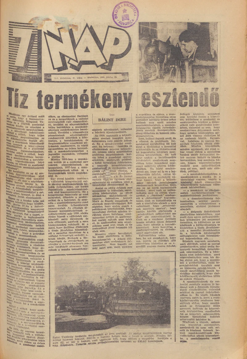 7 Nap, 15. évf. 1960. június 26. 27. sz.