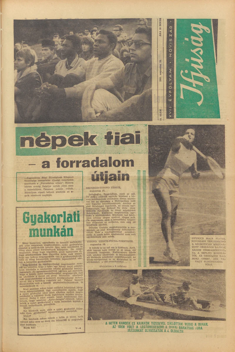 Ifjúság, 17. évf. 1961. augusztus 24. 35. sz.