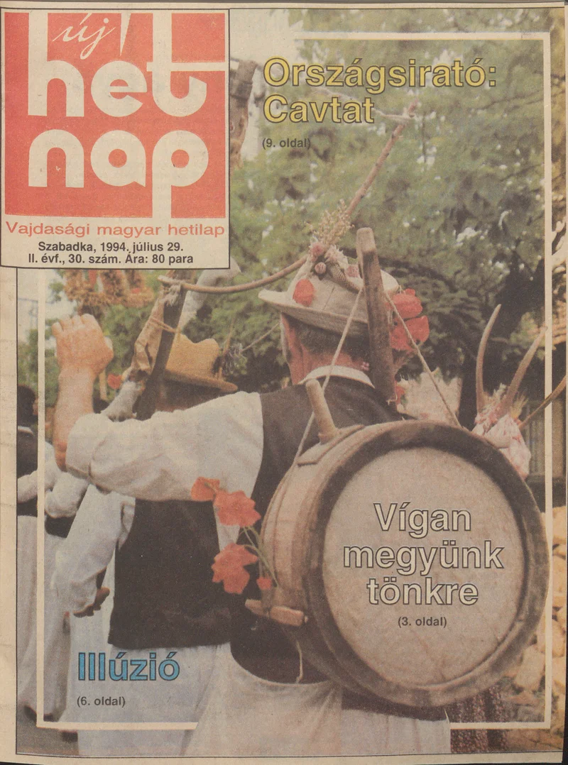 Új Hét Nap, 2. évf. 1994. július 29. 30. sz.