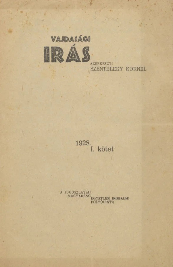 Vajdasági Írás, 1. évf. 1928. 15. sz.