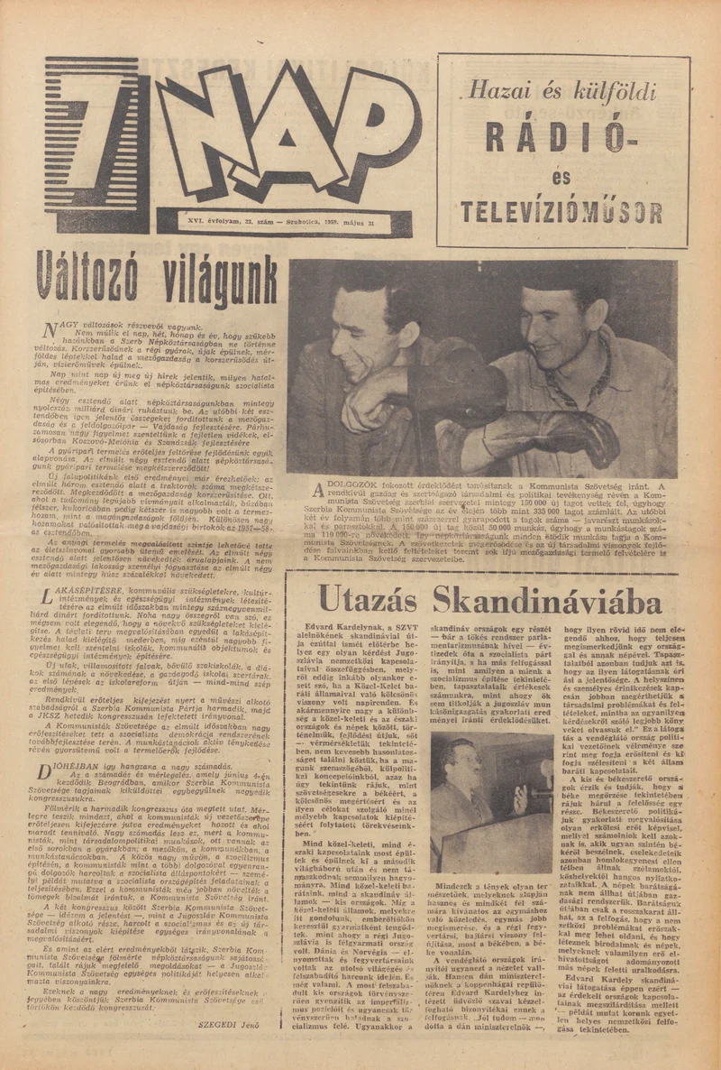 7 Nap, 14. évf. 1959. május 31. 23. sz. 1–20. oldal