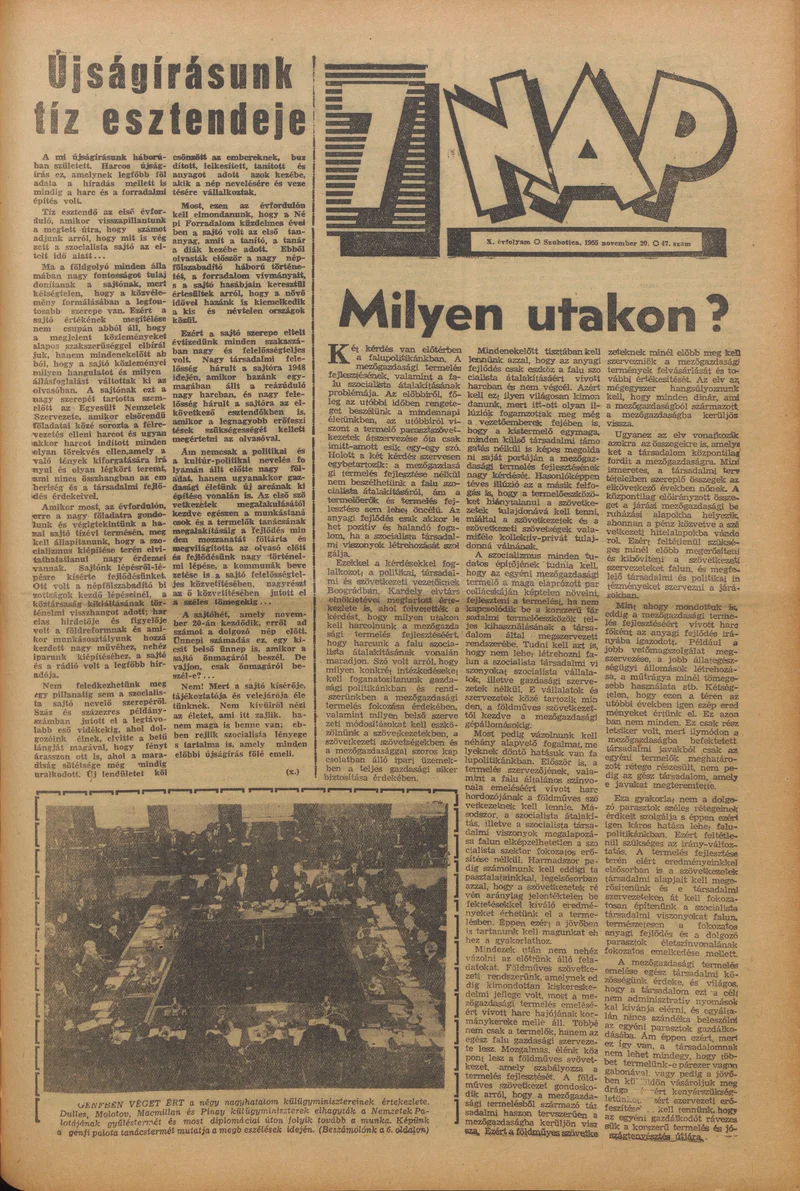 7 Nap, 10. évf. 1955. november 20. 47. sz. 1–24. oldal