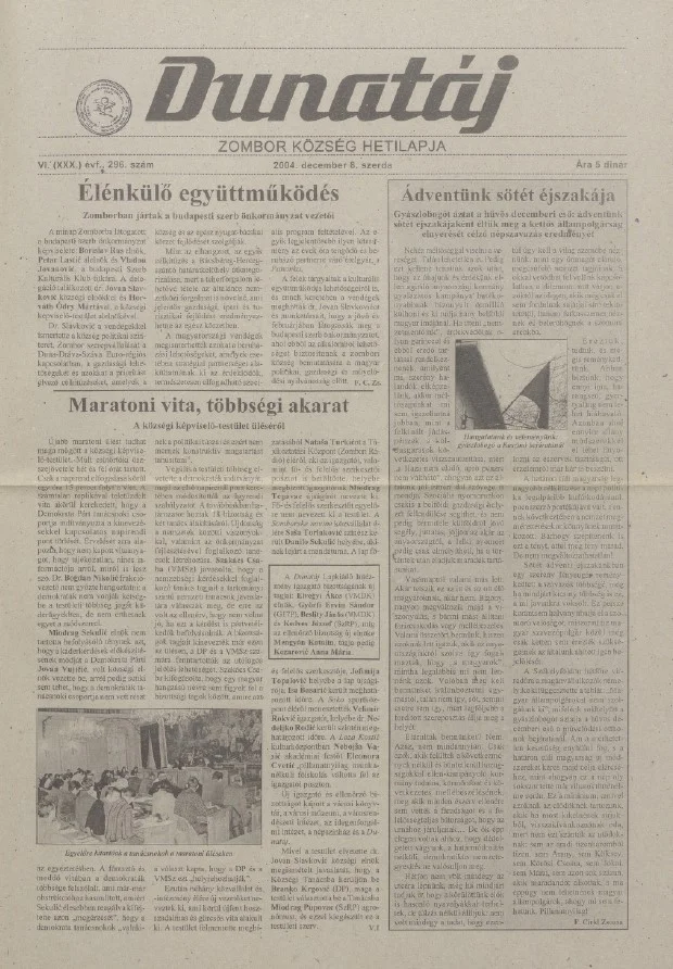 Dunatáj, 6. évf. 2004. december 8. 296. sz.