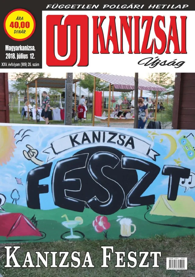 Új Kanizsai Újság, 25. évf. 2018. július 12. 26. sz.