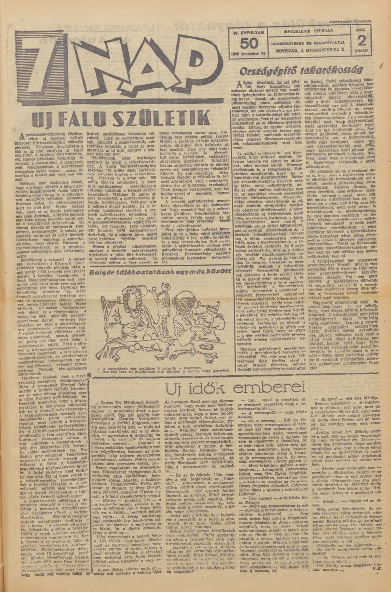 7 Nap, 4. évf. 1949. december 14. 50. sz. 1–4. oldal