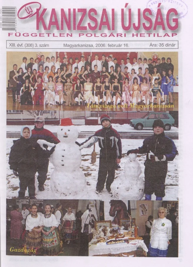 Új Kanizsai Újság, 13. évf. 2006. február 16. 3. sz.