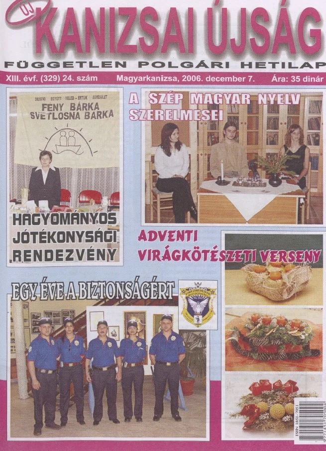 Új Kanizsai Újság, 13. évf. 2006. december 7. 24. sz.