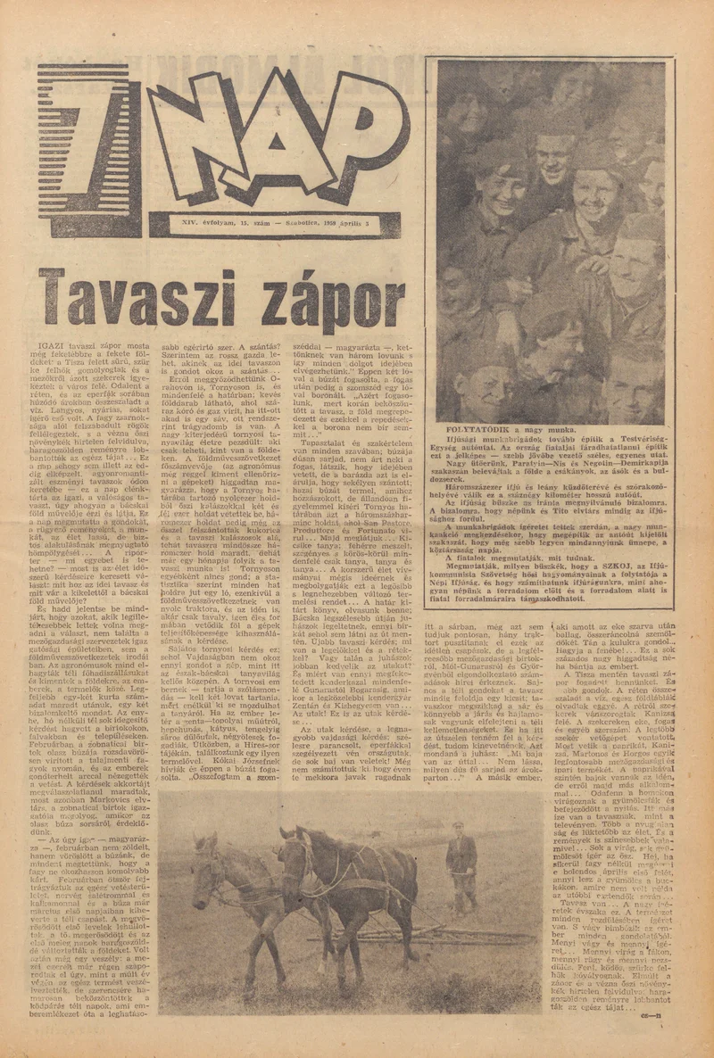 7 Nap, 14. évf. 1959. április 5. 15. sz. 1–20. oldal