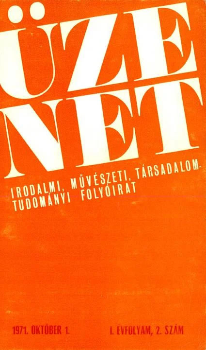 Üzenet, 1. évf. 1971. október 1. 2. sz. 129–241. oldal
