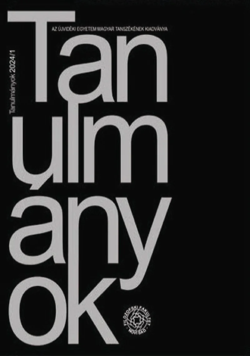 Tanulmányok, 54. évf. 2024. 1. sz.