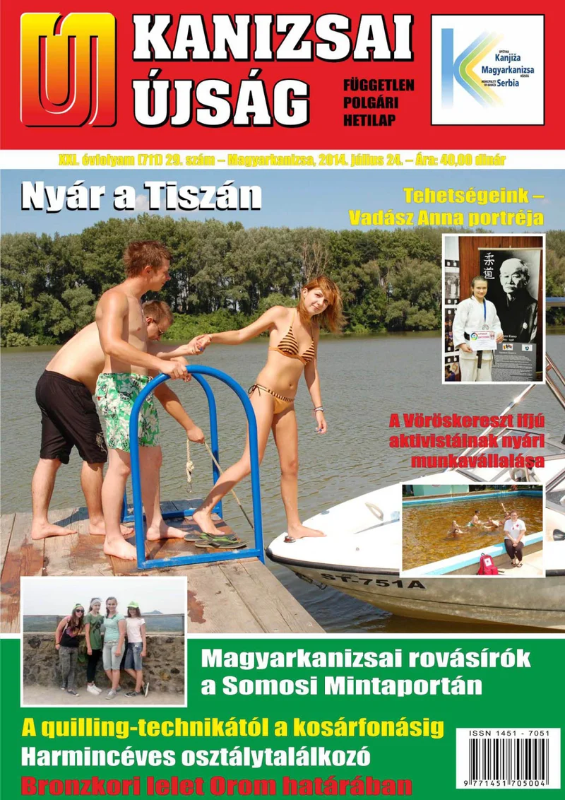 Új Kanizsai Újság, 21. évf. 2014. július 24. 29. sz.