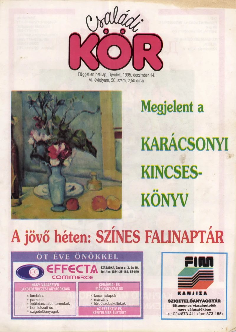 Családi Kör, 6. évf. 1995. december 14. 50. sz.