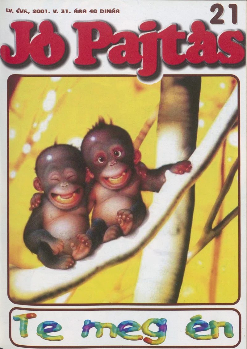 Jó Pajtás, 55. évf. 2001. május 31. 21. sz.