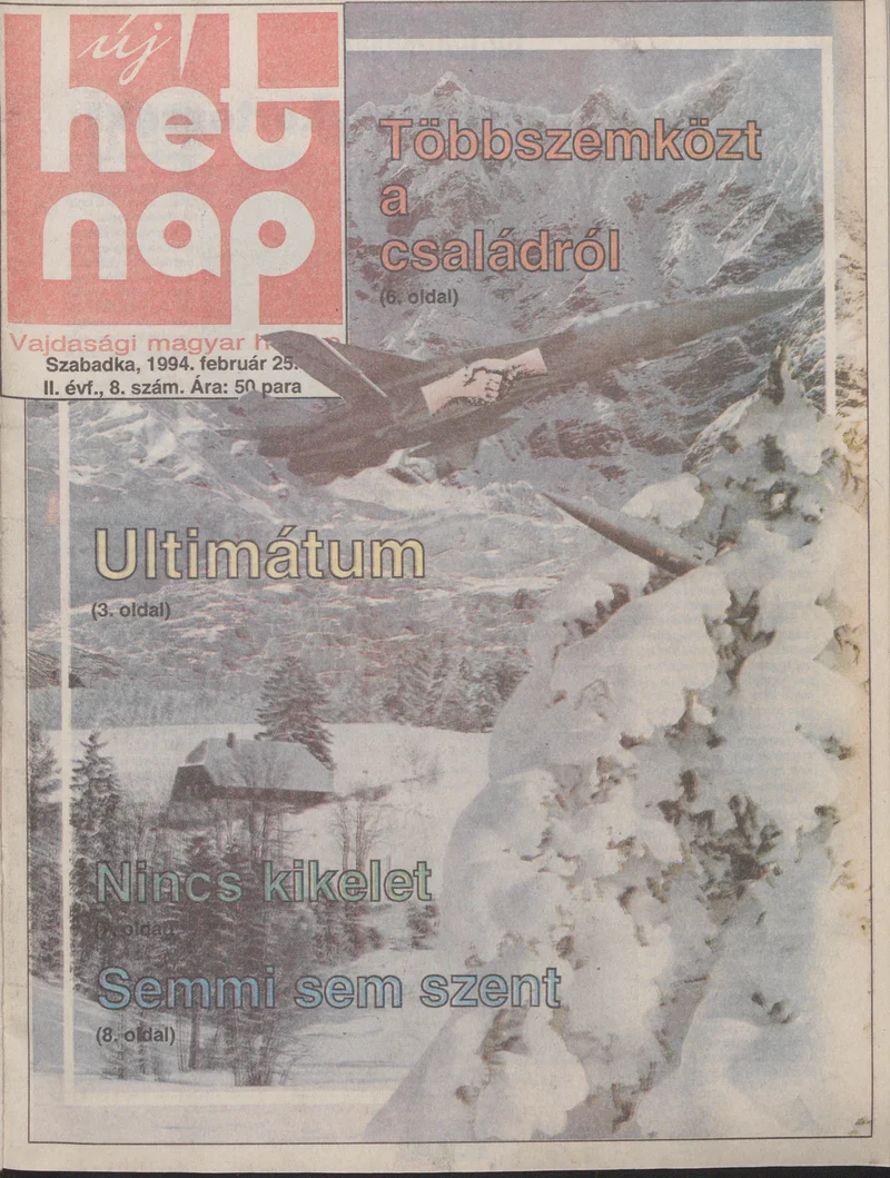 Új Hét Nap, 2. évf. 1994. február 25. 8. sz.