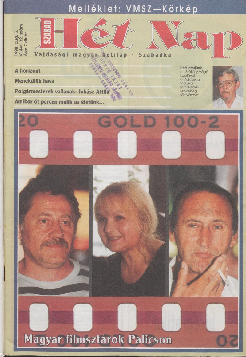 Szabad Hét Nap, 5. évf. 1998. augusztus 5. 32. sz.
