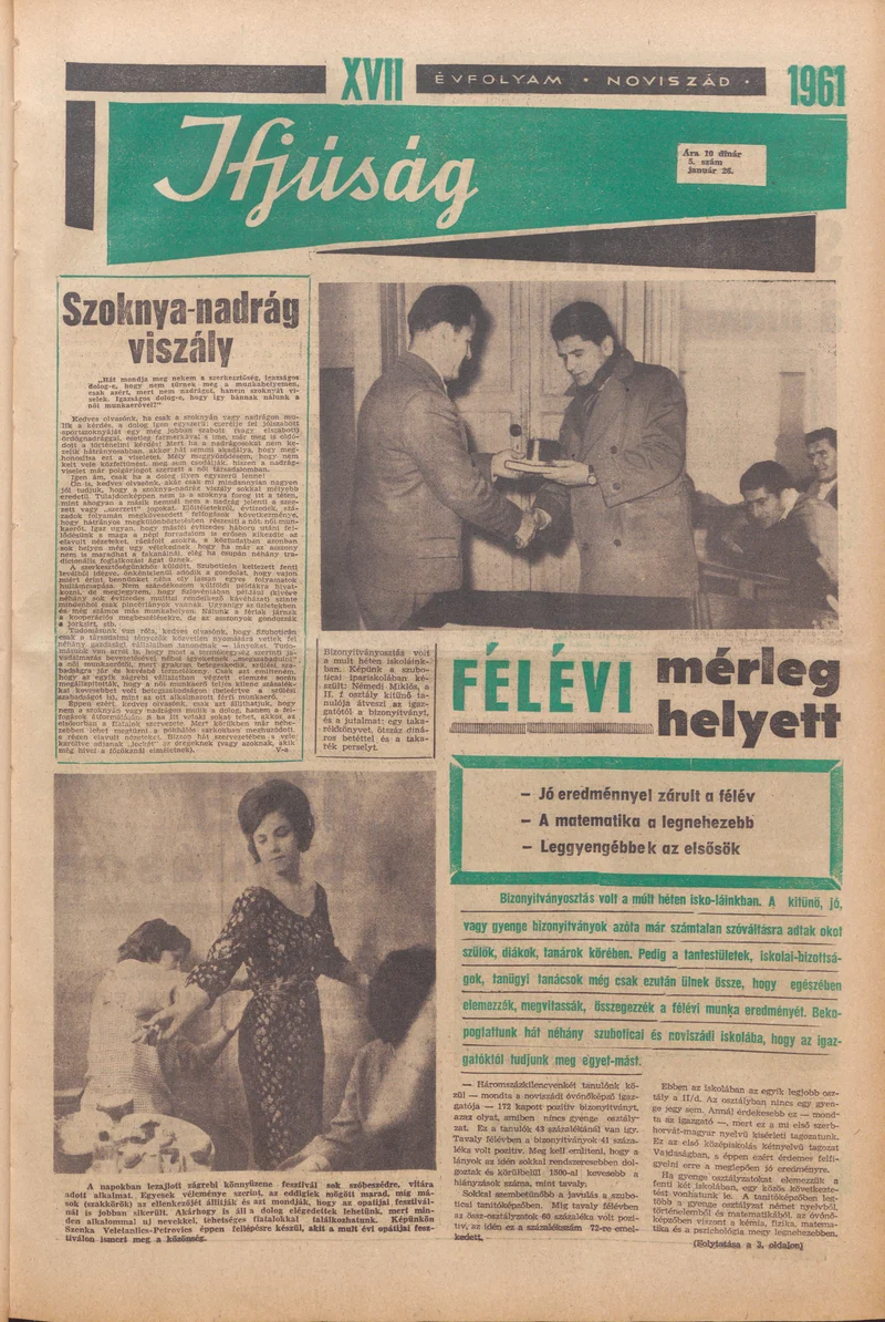 Ifjúság, 17. évf. 1961. január 26. 5. sz.