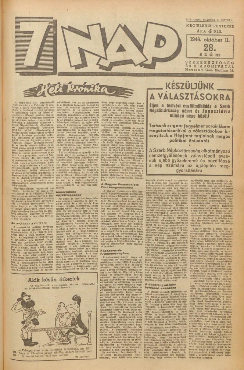7 Nap, 1. évf. 1946. október 11. 28. sz. 1–10. oldal