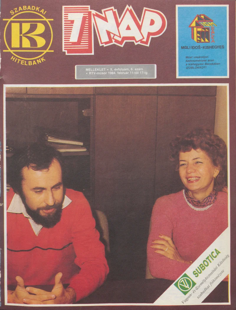 7 Nap melléklet, 10. évf. 1984. február 11. – 17. 6. sz.