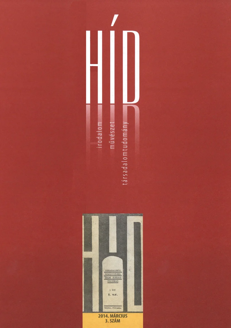 Híd, 78. évf. 2014. március. 3. sz. 1–139. oldal