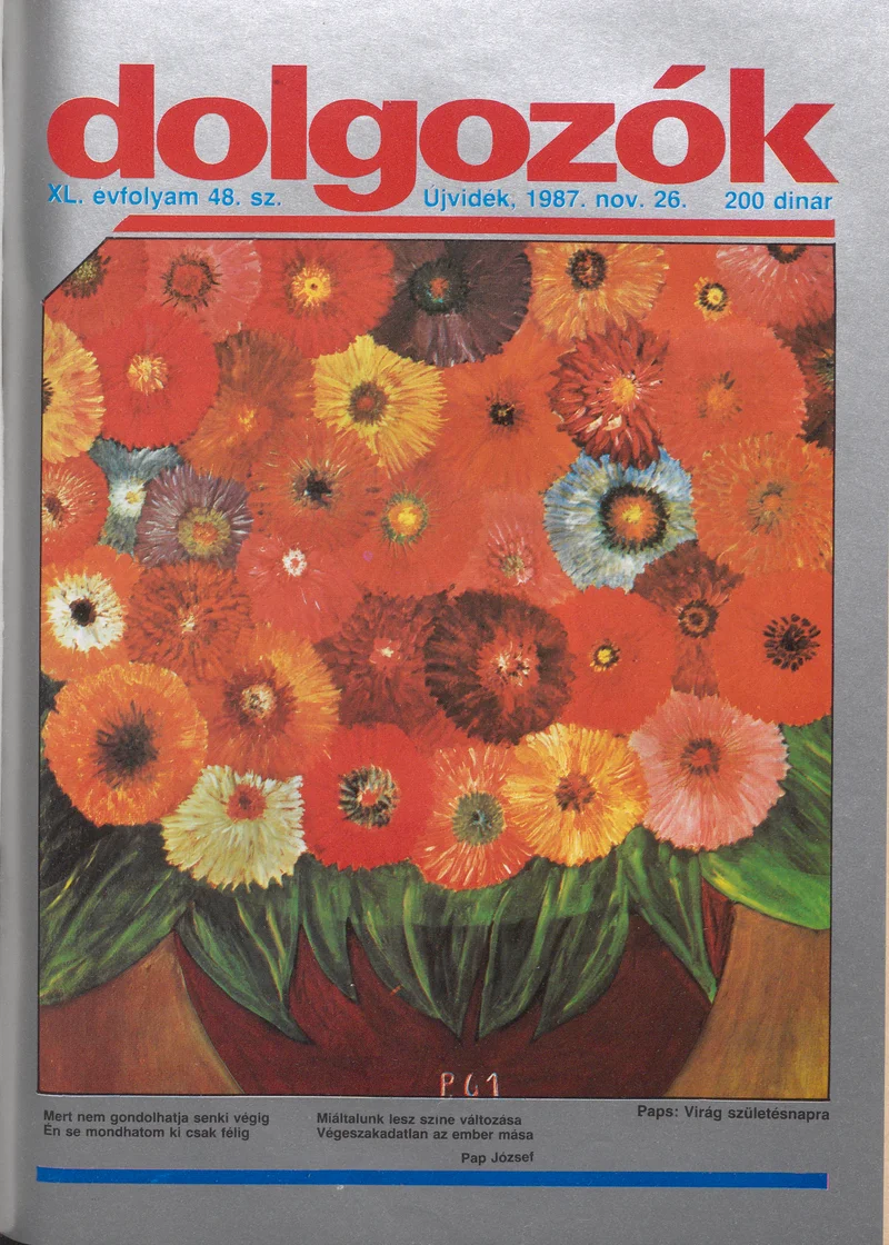 Dolgozók, 41. évf. 1987. november 26. 48. sz.