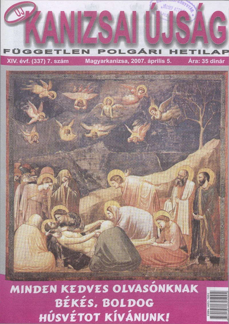 Új Kanizsai Újság, 14. évf. 2007. április 5. 7. sz.