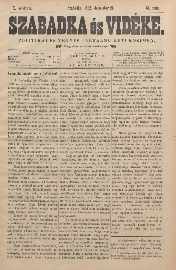 Dolgozók, 10. évf. 1902. december 21. 51. sz.