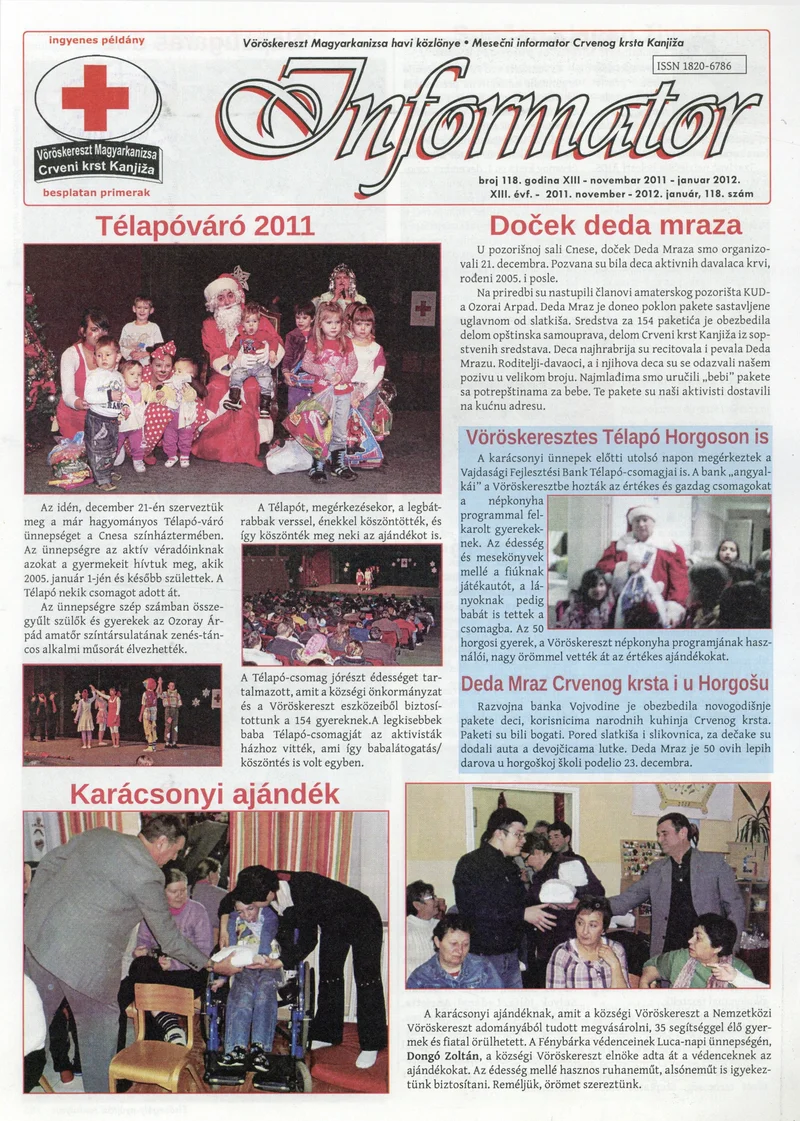 Informator, 12. évf. 2011. november 1. – 2012. január 1. 118. sz.
