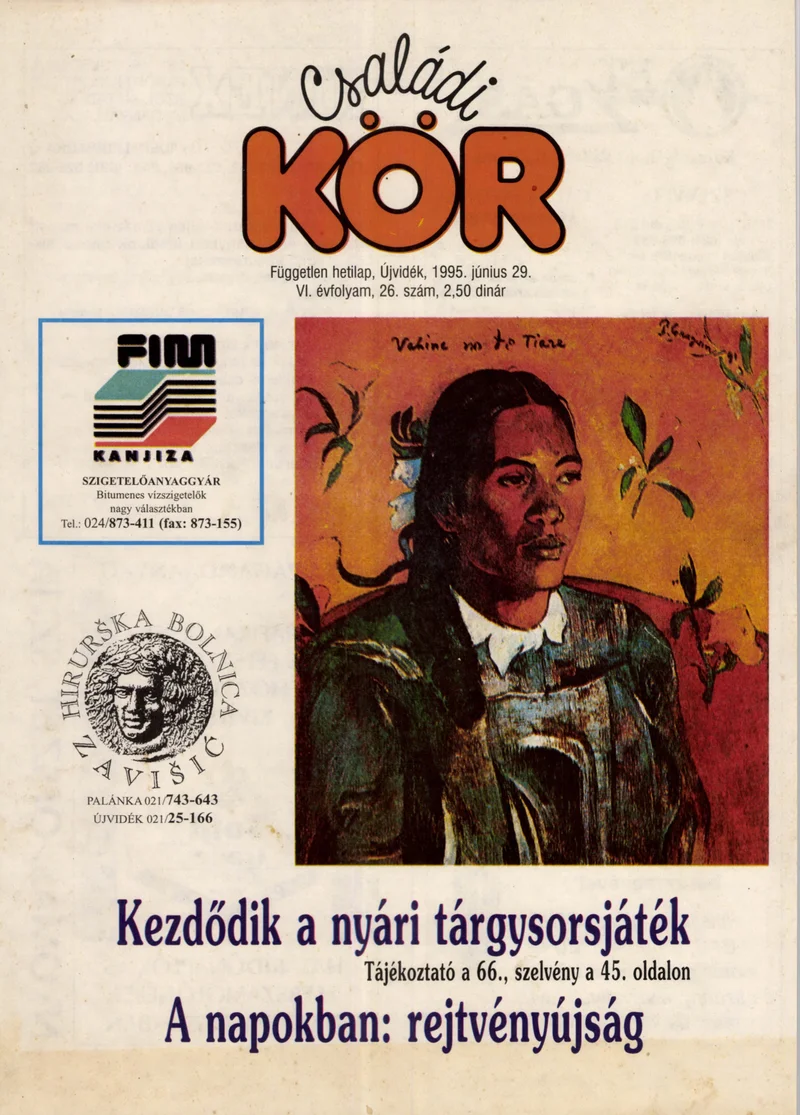 Családi Kör, 6. évf. 1995. június 29. 26. sz.