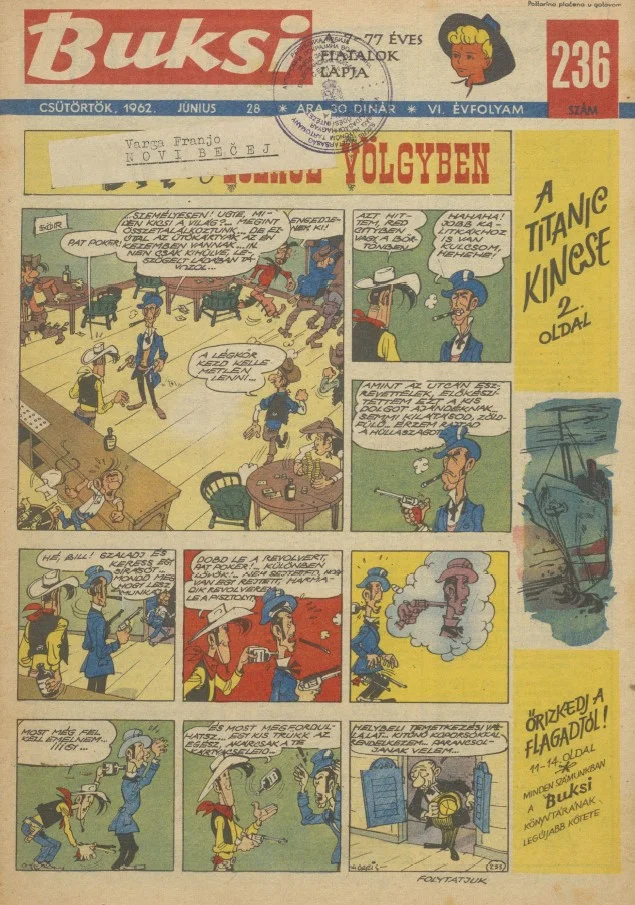 Buksi, 6. évf. 1962. június 28. 236. sz.