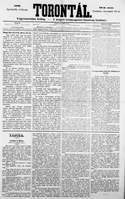 Torontál, 8. évf. 1879. december 11. 50. sz.