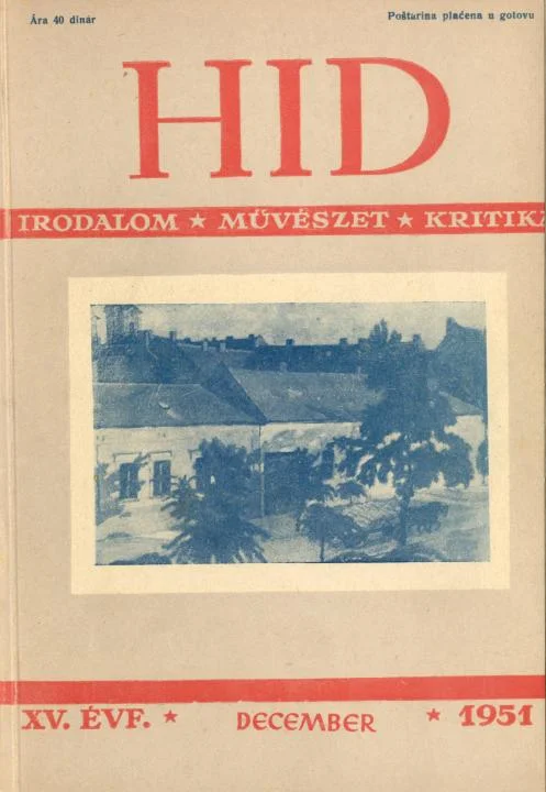 Híd, 15. évf. 1951. december. 12. sz. 753–832. oldal