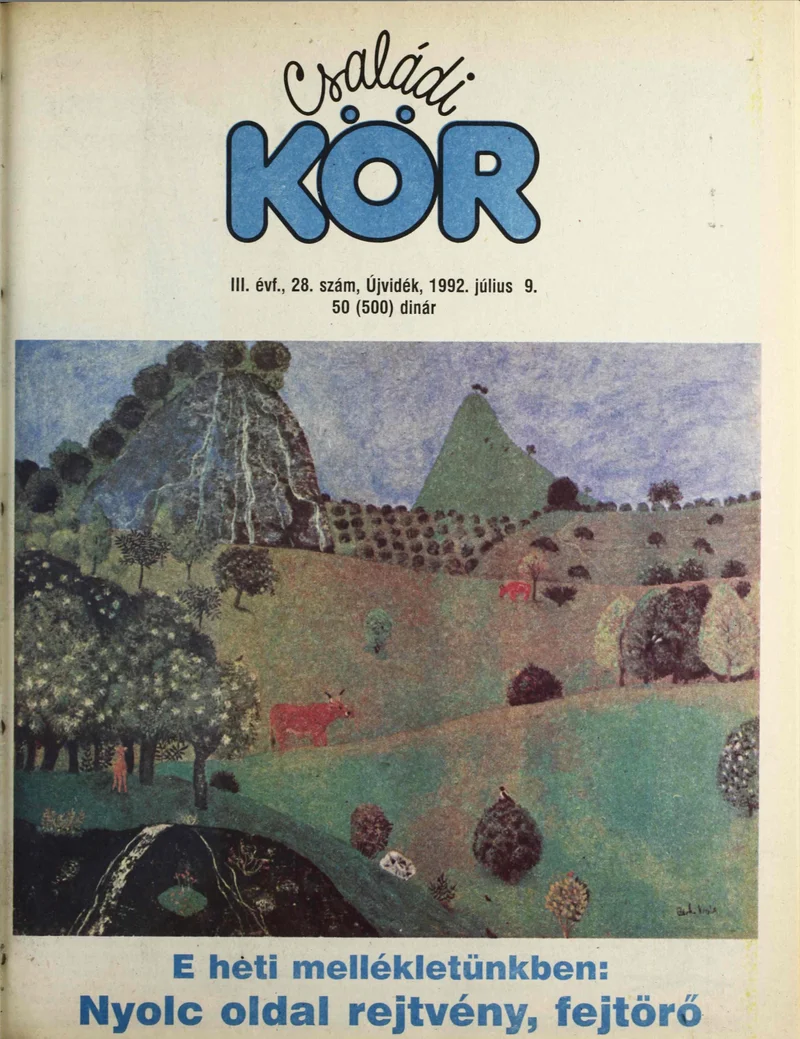 Családi Kör, 3. évf. 1992. július 9. 28. sz.